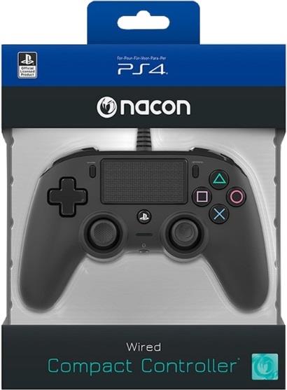 NACON Controller Nacon con cavo per Sony PS4 nero